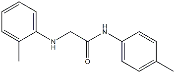 N-(4-methylphenyl)-2-[(2-methylphenyl)amino]acetamide 结构式