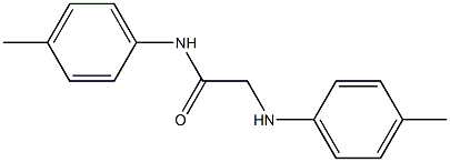 N-(4-methylphenyl)-2-[(4-methylphenyl)amino]acetamide 结构式