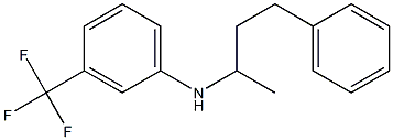 N-(4-phenylbutan-2-yl)-3-(trifluoromethyl)aniline 结构式