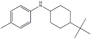 N-(4-tert-butylcyclohexyl)-4-methylaniline 结构式