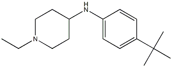 N-(4-tert-butylphenyl)-1-ethylpiperidin-4-amine 结构式