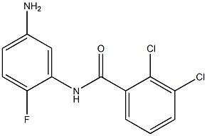 N-(5-amino-2-fluorophenyl)-2,3-dichlorobenzamide 结构式