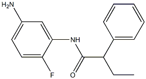 N-(5-amino-2-fluorophenyl)-2-phenylbutanamide 结构式