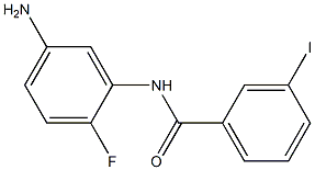 N-(5-amino-2-fluorophenyl)-3-iodobenzamide 结构式