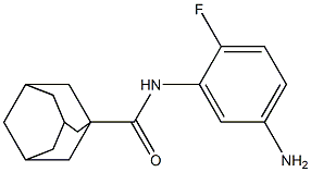 N-(5-amino-2-fluorophenyl)adamantane-1-carboxamide 结构式