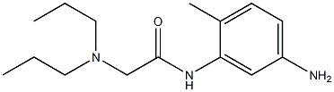 N-(5-amino-2-methylphenyl)-2-(dipropylamino)acetamide 结构式