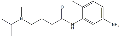 N-(5-amino-2-methylphenyl)-4-[isopropyl(methyl)amino]butanamide 结构式