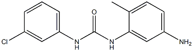 N-(5-amino-2-methylphenyl)-N'-(3-chlorophenyl)urea 结构式