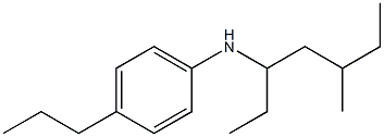 N-(5-methylheptan-3-yl)-4-propylaniline 结构式