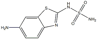 N-(6-amino-1,3-benzothiazol-2-yl)sulfamide 结构式