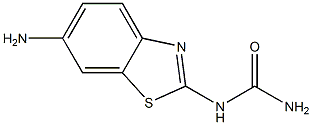 N-(6-amino-1,3-benzothiazol-2-yl)urea 结构式