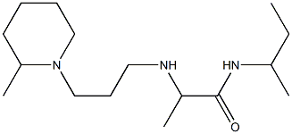 N-(butan-2-yl)-2-{[3-(2-methylpiperidin-1-yl)propyl]amino}propanamide 结构式