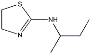 N-(butan-2-yl)-4,5-dihydro-1,3-thiazol-2-amine 结构式