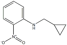 N-(cyclopropylmethyl)-2-nitroaniline 结构式