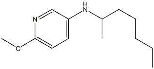 N-(heptan-2-yl)-6-methoxypyridin-3-amine 结构式