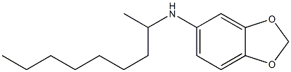 N-(nonan-2-yl)-2H-1,3-benzodioxol-5-amine 结构式