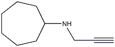 N-(prop-2-yn-1-yl)cycloheptanamine 结构式