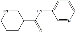 N-(pyridin-3-yl)piperidine-3-carboxamide 结构式