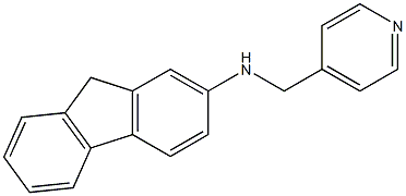 N-(pyridin-4-ylmethyl)-9H-fluoren-2-amine 结构式