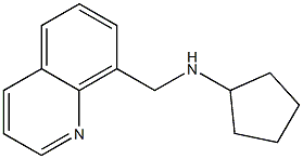 N-(quinolin-8-ylmethyl)cyclopentanamine 结构式