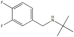 N-(tert-butyl)-N-(3,4-difluorobenzyl)amine 结构式