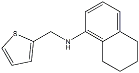 N-(thiophen-2-ylmethyl)-5,6,7,8-tetrahydronaphthalen-1-amine 结构式