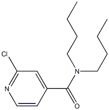 N,N-dibutyl-2-chloropyridine-4-carboxamide 结构式