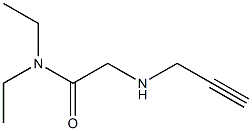 N,N-diethyl-2-(prop-2-yn-1-ylamino)acetamide 结构式