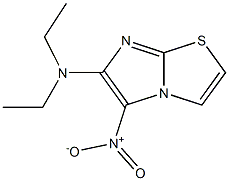 N,N-diethyl-5-nitroimidazo[2,1-b][1,3]thiazol-6-amine 结构式