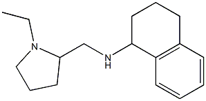 N-[(1-ethylpyrrolidin-2-yl)methyl]-1,2,3,4-tetrahydronaphthalen-1-amine 结构式