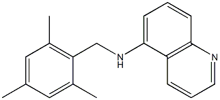 N-[(2,4,6-trimethylphenyl)methyl]quinolin-5-amine 结构式