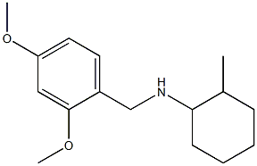 N-[(2,4-dimethoxyphenyl)methyl]-2-methylcyclohexan-1-amine 结构式