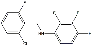 N-[(2-chloro-6-fluorophenyl)methyl]-2,3,4-trifluoroaniline 结构式