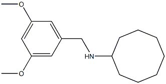 N-[(3,5-dimethoxyphenyl)methyl]cyclooctanamine 结构式