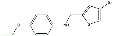 N-[(4-bromothiophen-2-yl)methyl]-4-ethoxyaniline 结构式