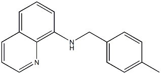 N-[(4-methylphenyl)methyl]quinolin-8-amine 结构式