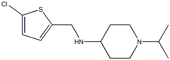 N-[(5-chlorothiophen-2-yl)methyl]-1-(propan-2-yl)piperidin-4-amine 结构式