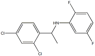 N-[1-(2,4-dichlorophenyl)ethyl]-2,5-difluoroaniline 结构式