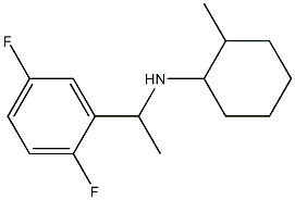 N-[1-(2,5-difluorophenyl)ethyl]-2-methylcyclohexan-1-amine 结构式