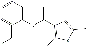 N-[1-(2,5-dimethylthiophen-3-yl)ethyl]-2-ethylaniline 结构式