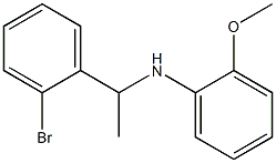 N-[1-(2-bromophenyl)ethyl]-2-methoxyaniline 结构式