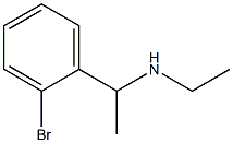 N-[1-(2-bromophenyl)ethyl]-N-ethylamine 结构式