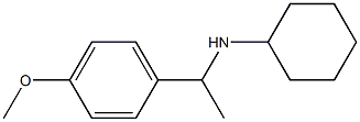 N-[1-(4-methoxyphenyl)ethyl]cyclohexanamine 结构式