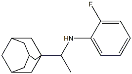 N-[1-(adamantan-1-yl)ethyl]-2-fluoroaniline 结构式