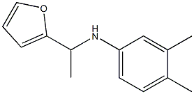 N-[1-(furan-2-yl)ethyl]-3,4-dimethylaniline 结构式