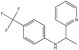 N-[1-(pyridin-2-yl)ethyl]-4-(trifluoromethyl)aniline 结构式