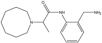 N-[2-(aminomethyl)phenyl]-2-(azocan-1-yl)propanamide 结构式