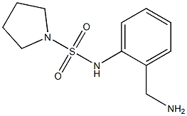 N-[2-(aminomethyl)phenyl]pyrrolidine-1-sulfonamide 结构式