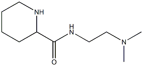 N-[2-(dimethylamino)ethyl]piperidine-2-carboxamide 结构式