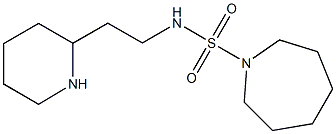 N-[2-(piperidin-2-yl)ethyl]azepane-1-sulfonamide 结构式